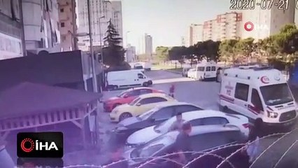 Amasra'da çıkan hortum gemiyi teğet geçti