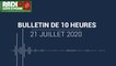 Le journal de 10 heures du 21 juillet 2020 [Radio Côte d'Ivoire]