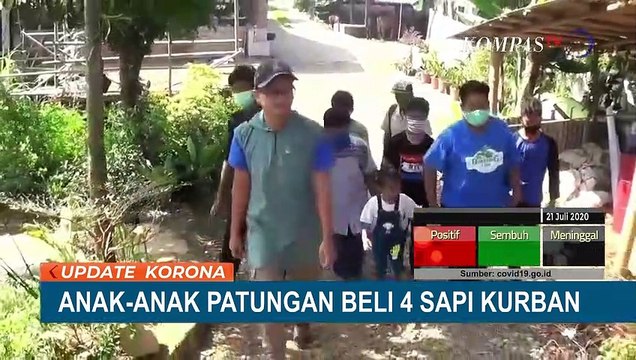 Inspiratif! Kumpulkan Uang Jajan, 28 Anak Patungan Beli 4 Sapi Kurban