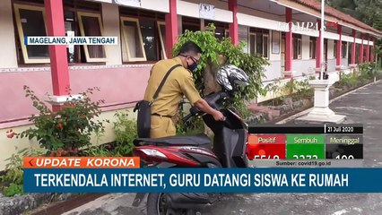 Terkendala Internet dan Tak Miliki Ponsel, Guru Datangi Siswa ke Rumah