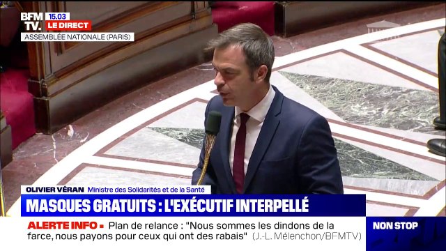 Masques: Olivier Véran annonce la relance de la distribution gratuite à destination du public précaire