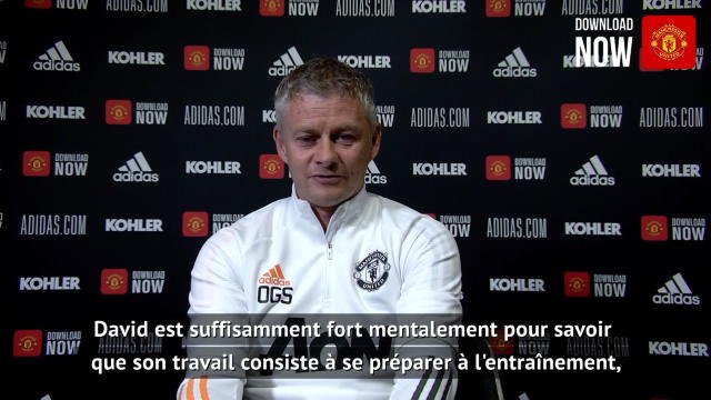 Man Utd - Solskjaer : De Gea est fort mentalement