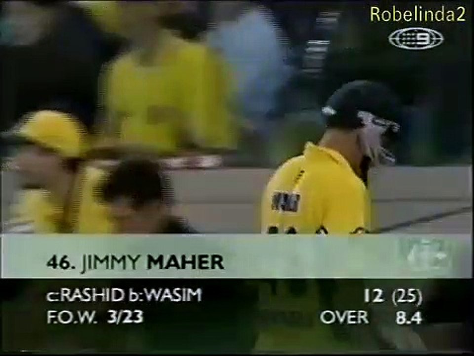 Pakistan embarrass Australia 2nd ODI highlights 2002 Challenge Series DOCKLANDS