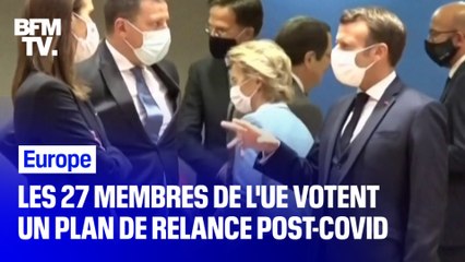 Les 27 membres de l'UE votent un plan de relance post-covid