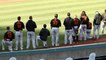 San Francisco Giants' Manager And Players Kneel During National Anthem