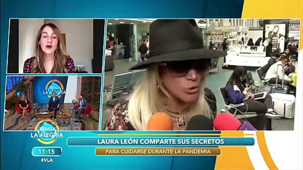 Laura León nos cuenta EN EXCLUSIVA cómo vive la pandemia desde su casa. | Venga La Alegría