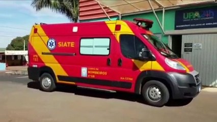 Na área rural, homem sofre queda de altura de 4 metros