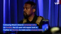 Kanye West Claims Kim Kardashian Tried to 'Lock Me up' After Campaign Rally