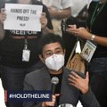 Ahead of another arraignment, #HoldTheLine coalition calls for stop to 'orchestrated harassment' vs Maria Ressa, Rappler