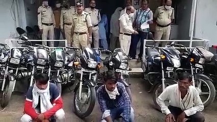 सागर में वाहन चोर गिरोह को पुलिस ने किया गिरफ्तार