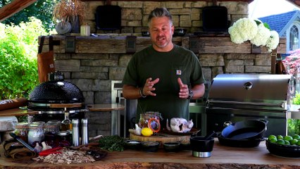 Barbecued Brick Chicken with The Outdoors Chef