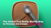 The Genius (Yet Really Weird) Way to Prevent Ice Cream Freezer Burn