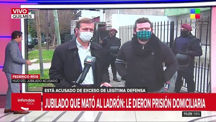 Habla el hijo del jubilado que mató al ladrón