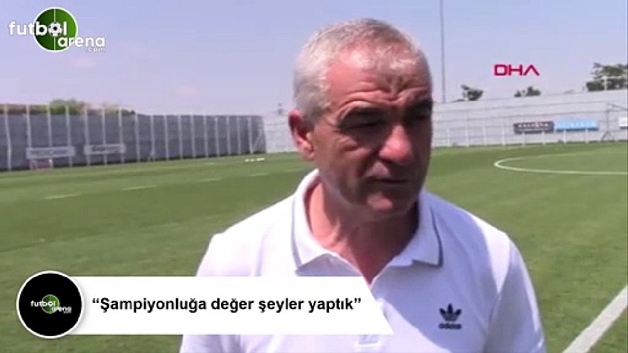 Rıza Çalımbay: "Şampiyonluğa değer şeyler yaptık"