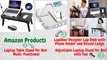Moclever Laptop Table | LapGear Designer | Adjustable Laptop Stand for Bed with Fan | Amazon Product
