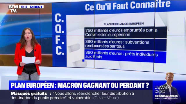 Plan de relance européen: un emprunt commun de 750 milliards d'euros et des conditions