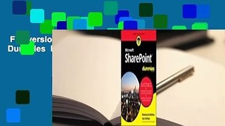Full version  Sharepoint for Dummies  Review