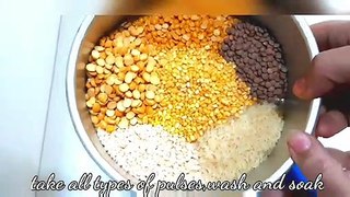 Healthy Mix dal Vade__ How to make mix dal vade__ Full of protein dal k pakode__Ramadan Recipe