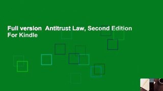 Full version  Antitrust Law, Second Edition  For Kindle