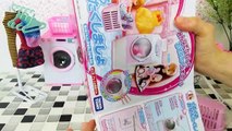 Frozen Elsa Barbie Doll Washer;Battery Operated Toy Washing Machine, Mesin Boneka Barbie Cuci