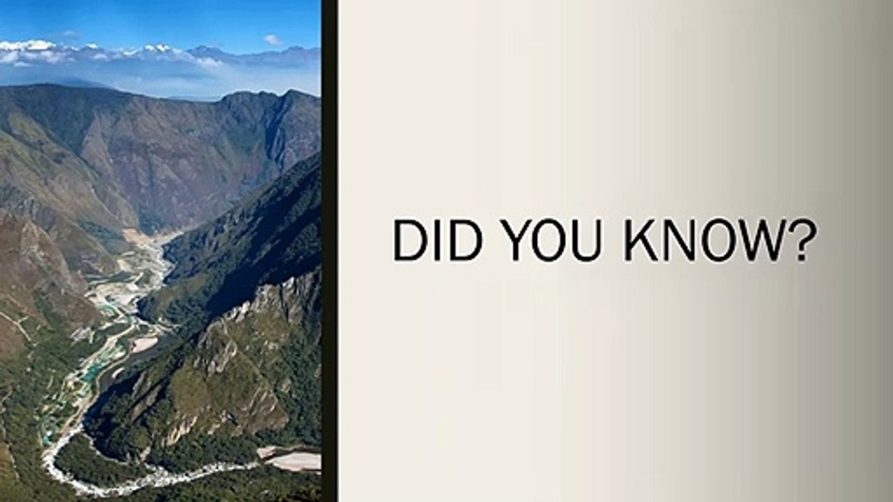 Machu Picchu (Peru) The Lost City of Incas.