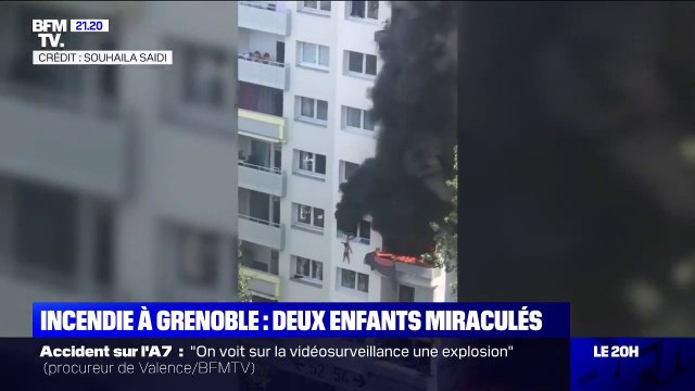Grenoble: deux enfants sautent de leur balcon pour échapper à un incendie, ils sont sains et saufs