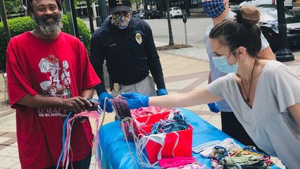 Non-Profit Gives Out 20,000 Free Masks Across The South