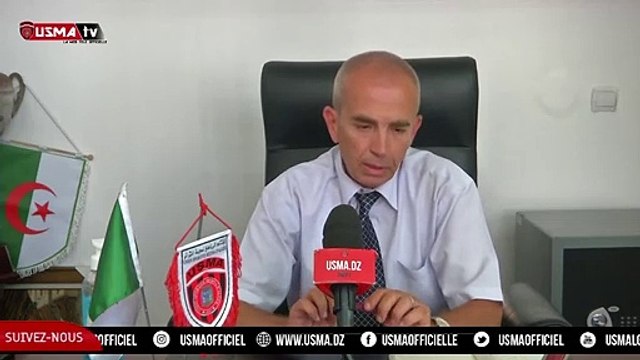 Le directeur général de l'USMA, Abdelghani Hadi s'est exprimé au sujet de l'affaire Ibara.