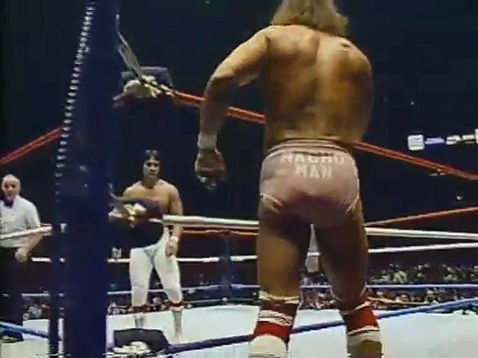 Randy Savage, Harley Race & Adrian Adonis vs Roddy Piper, Ricky Steamboat & Junkyard Dog 2/23/1987 MSG