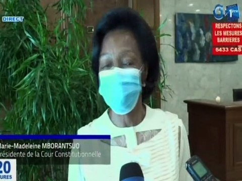 RTG/ Le Président Ali Bongo a reçu la présidente de la Cour Constitutionnelle et l’Archevêque de Libreville