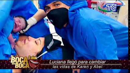 Karen Lasso y su esposo Abel Albán presentaron a su bebé