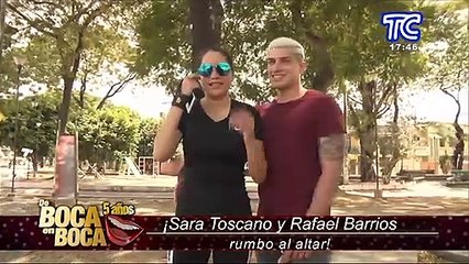 ¿Ya existe fecha? Sara Toscano y Rafael Barrios hablan de los detalles de su boda
