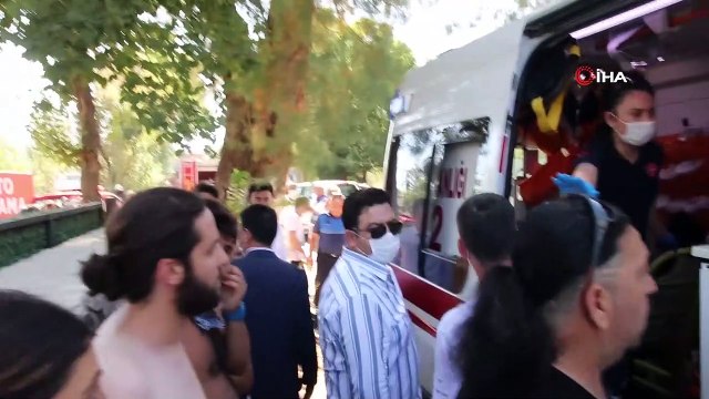 Yangına müdahale eden herkes yandı 15 yaralı