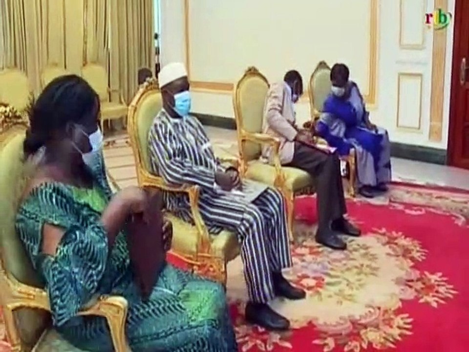 RTB/ Triple audience du Président Roch Marc Kaboré au palais de Kosyam