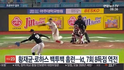 [프로야구] 동점포에 굿바이 홈런까지…괴력의 로하스