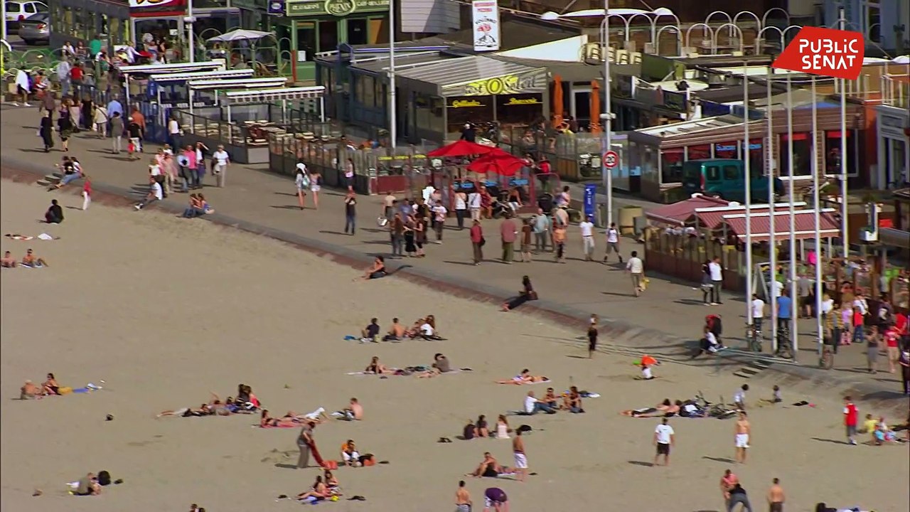 Mer du Nord et Manche - Côtes françaises vues du ciel (29/07/2020)