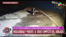 El video completo del jubilado que mató al ladrón