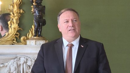 Pompeo urges all nations to 'push back' against China on visit to the UK