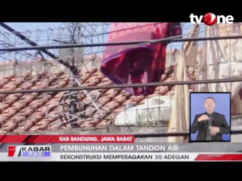 Reka Ulang Kasus Pembunuhan Bocah dalam Tandon Air