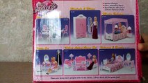 Unboxing barbie bathroom play set by gloria- doll bathtime barbie bathtub