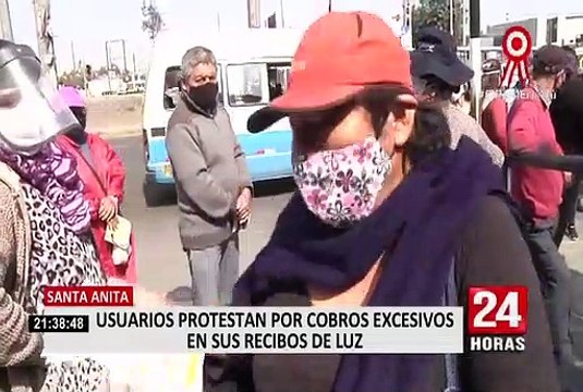 Santa Anita: usuarios protestan por cobros excesivos en sus recibos de luz