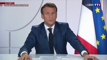 Emmanuel Macron  sur TF1 :  