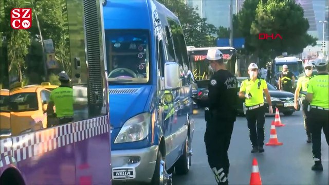 İstanbul'da toplu taşıma araçlarına denetim