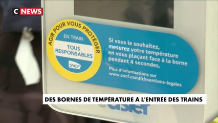 Coronavirus : des bornes de température à l’entrée des trains