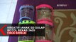 Kreatif! Anak SD Sulap Botol Bekas Jadi Face Shield, Dijual Rp 2.000