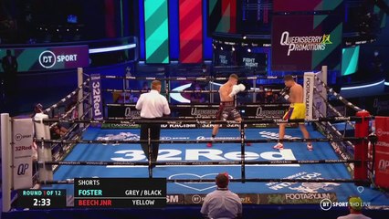 Brad Foster vs James Beech Jnr. Full Fight  10-07-2020