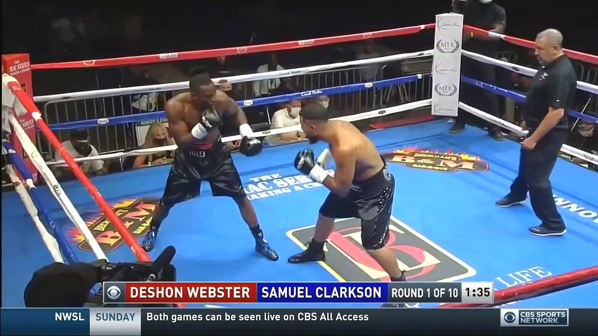 DeShon Webster vs Samuel Clarkson Full Fight 11-07-2020
