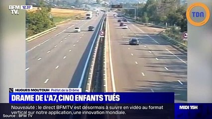 Drame sur l’A7 : cinq enfants perdent la vie dans un accident de la route