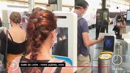 Coronavirus : prise de température en vue pour voyager en train