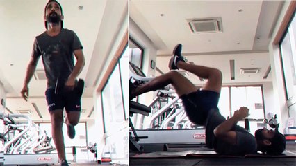 अजिंक्य राहणे सोबत Gym Workout सेशन